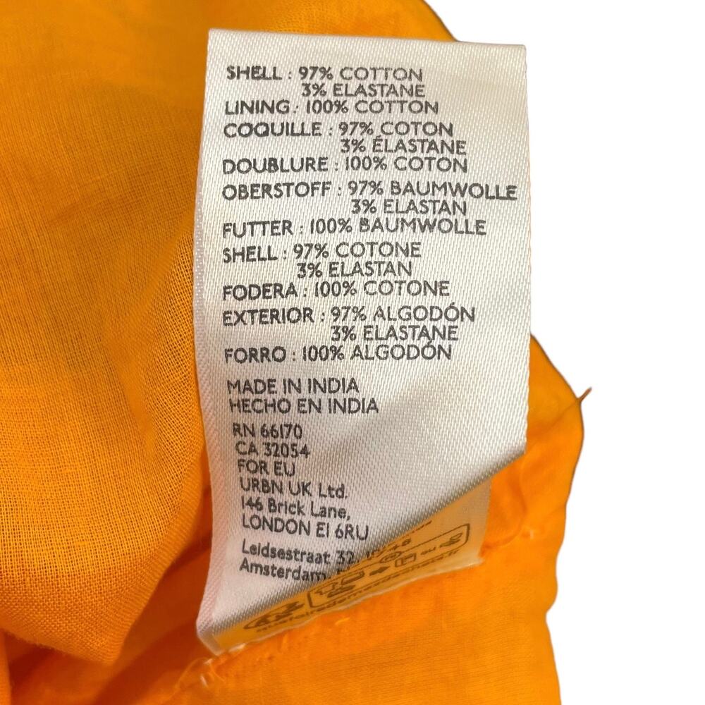 NWT Free People Finer Things Maxi Dress in Sunshine Combo Orange Floral Size L - Picture 14 of 16